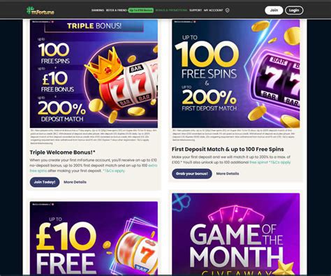mfortune casino bonus